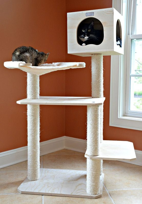 Armarkat Premium Real Wood Cat Tree 50in