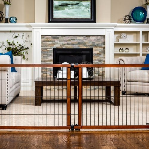 Carlson Pet Freestanding Extra Tall Wood Pet Gate