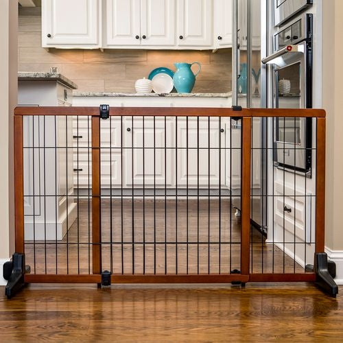 Carlson Pet Freestanding Extra Tall Wood Pet Gate