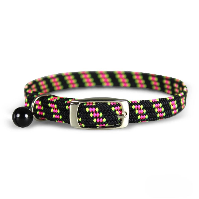 Pattern Stretch Cat Collar