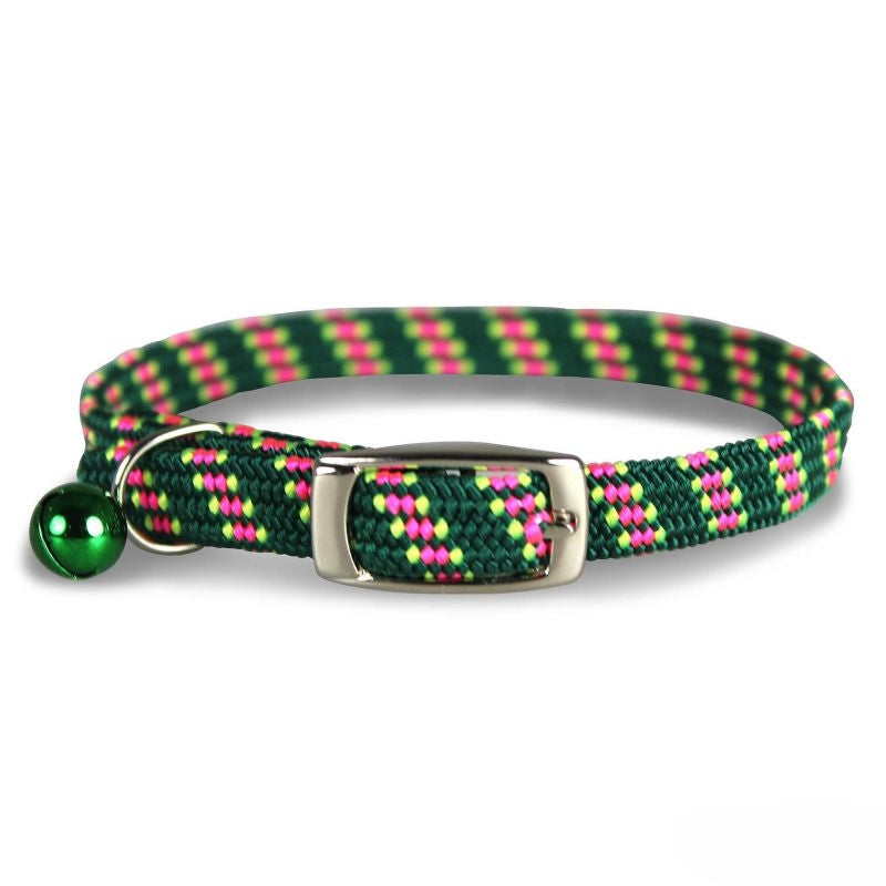 Pattern Stretch Cat Collar
