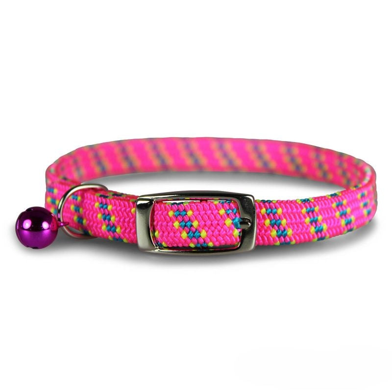 Pattern Stretch Cat Collar