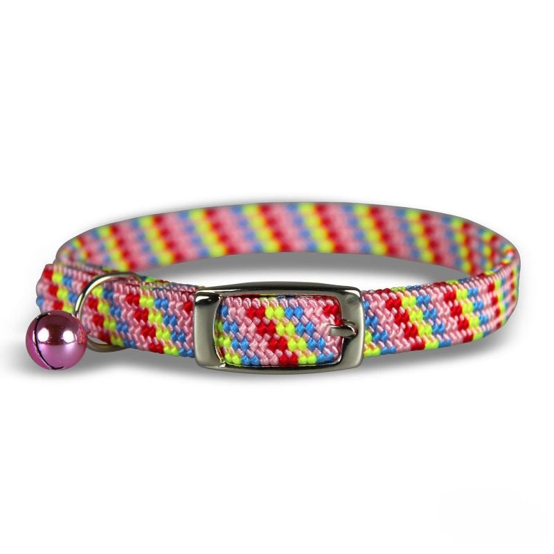 Pattern Stretch Cat Collar