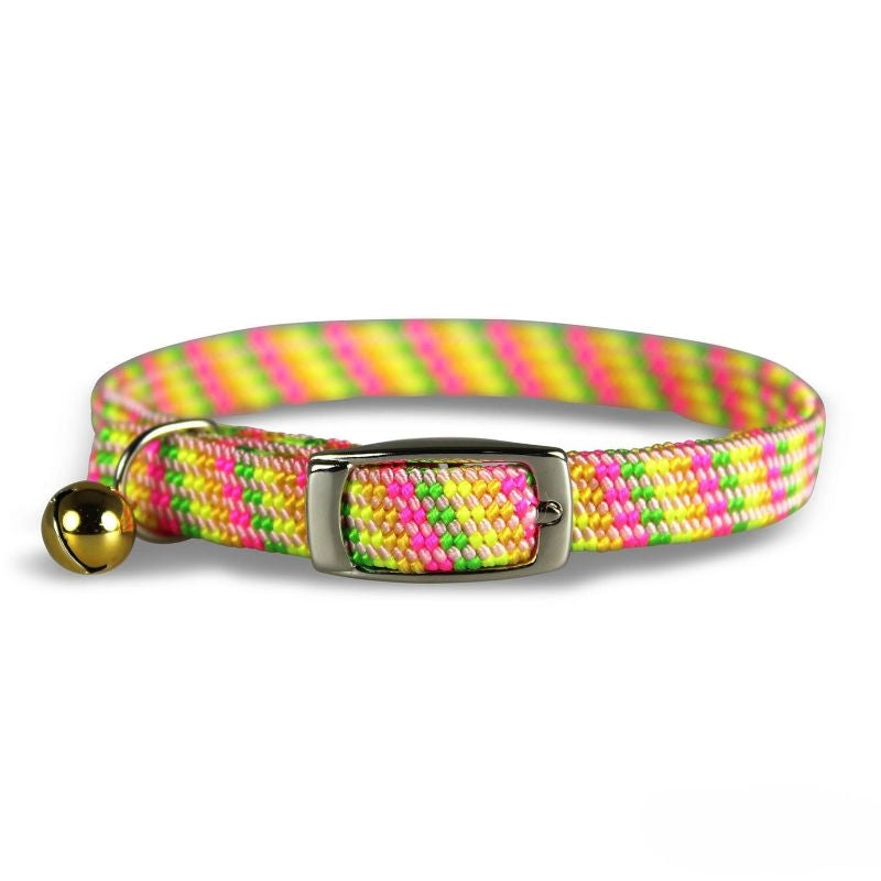 Pattern Stretch Cat Collar