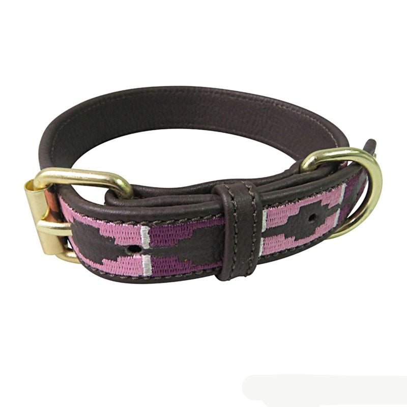 Halo Cal Leather Dog Collar