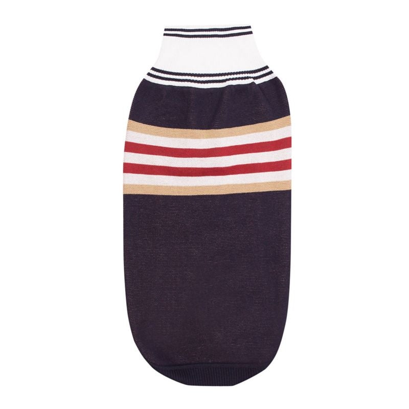 Halo Sam Knitted Dog Sweater L White/Red
