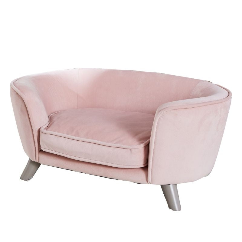 Enchanted Home Pet Romy Blush Pet Sofa