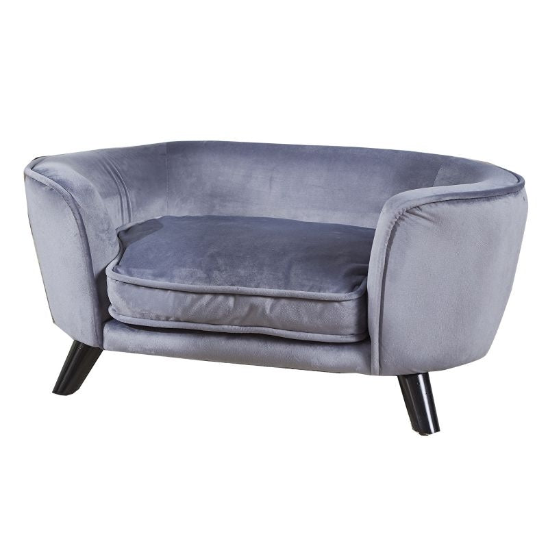 Enchanted Home Pet Romy Pewter Pet Sofa