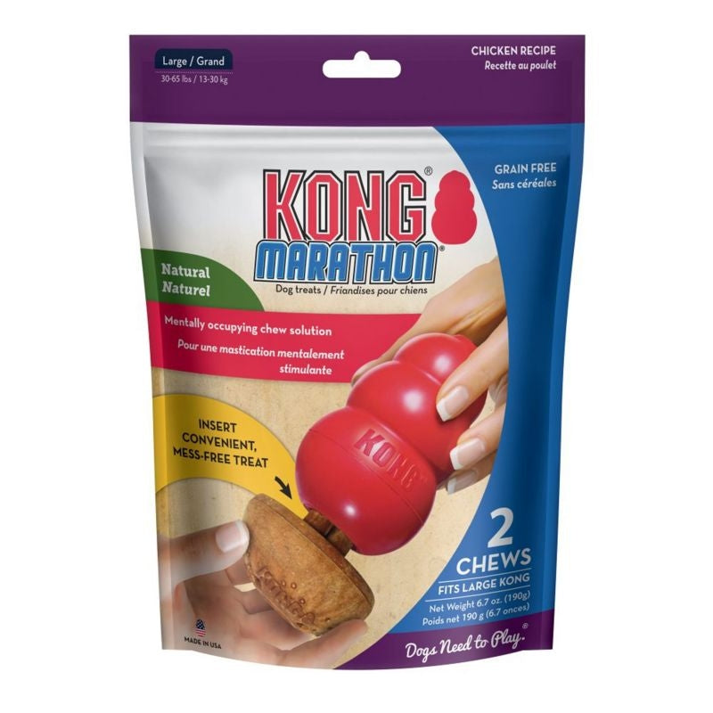 KONG Marathon Dog Treat 2pk