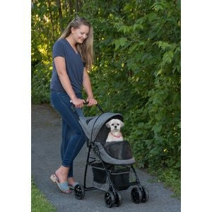 Pet Gear Happy Trails Dark Platinum Pet Stroller