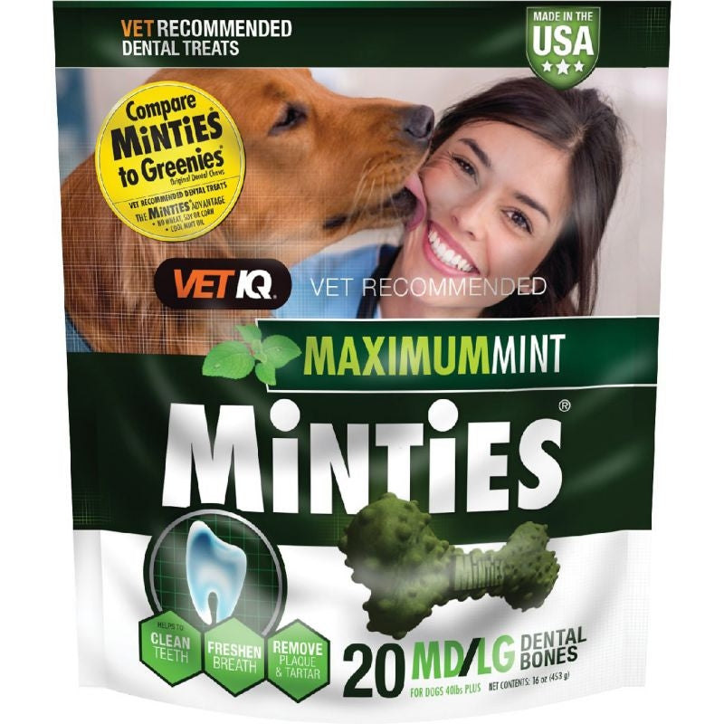 VetIQ Minties Medium/Large Dog Dental Treats