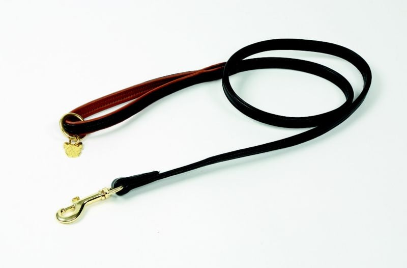 Digby and Fox Padded Leather Dog Lead