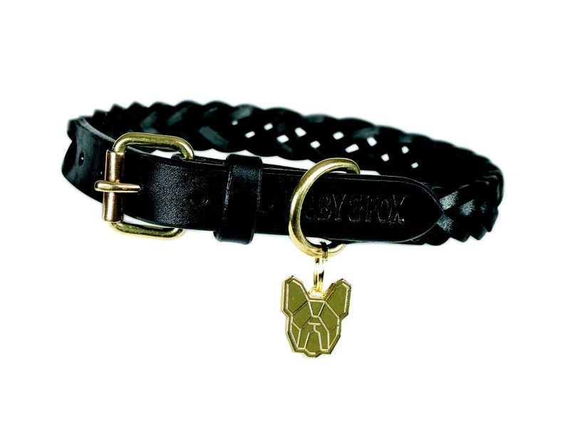 Digby and Fox Plaited Dog Collar