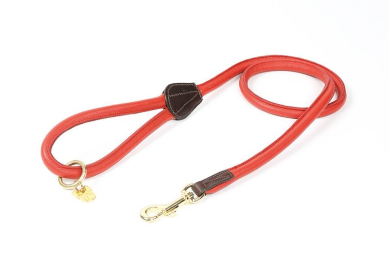 Shires Digby/Fox Rolled Leather Dog Lead