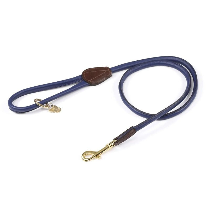 Shires Digby/Fox Rolled Leather Dog Lead