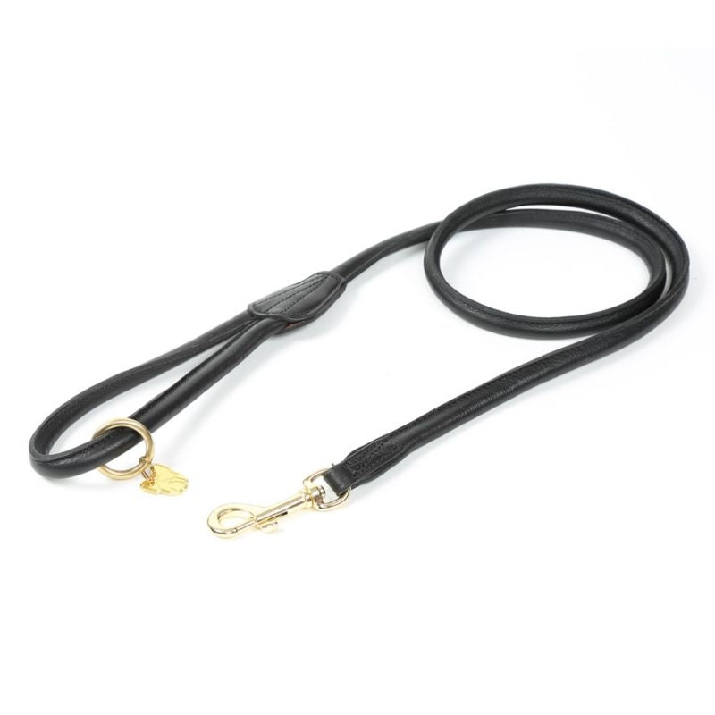 Shires Digby/Fox Rolled Leather Dog Lead