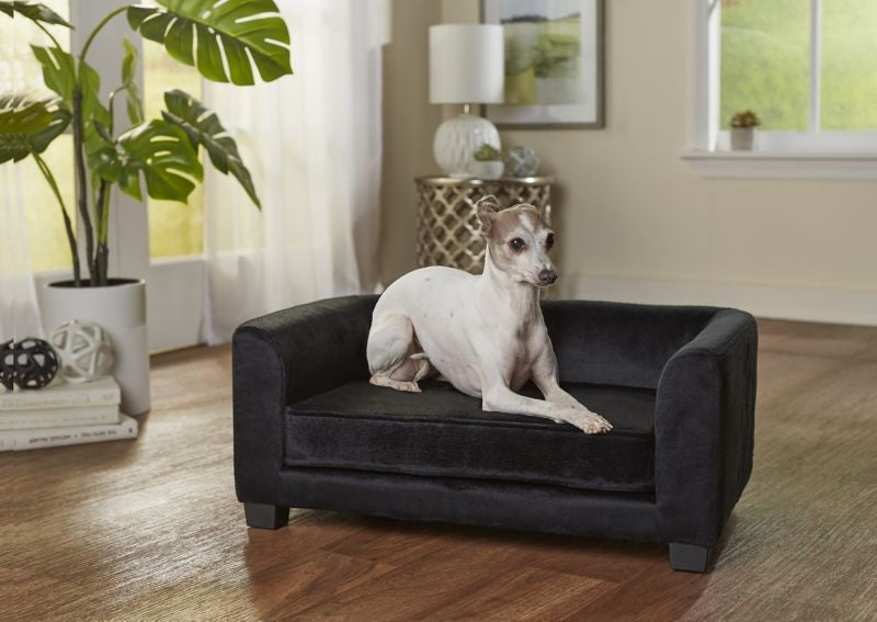 Enchanted Home Pet Surrey Black Pet Sofa Bed