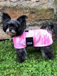 Snugpups Pink Camo Fleece Dog Coat