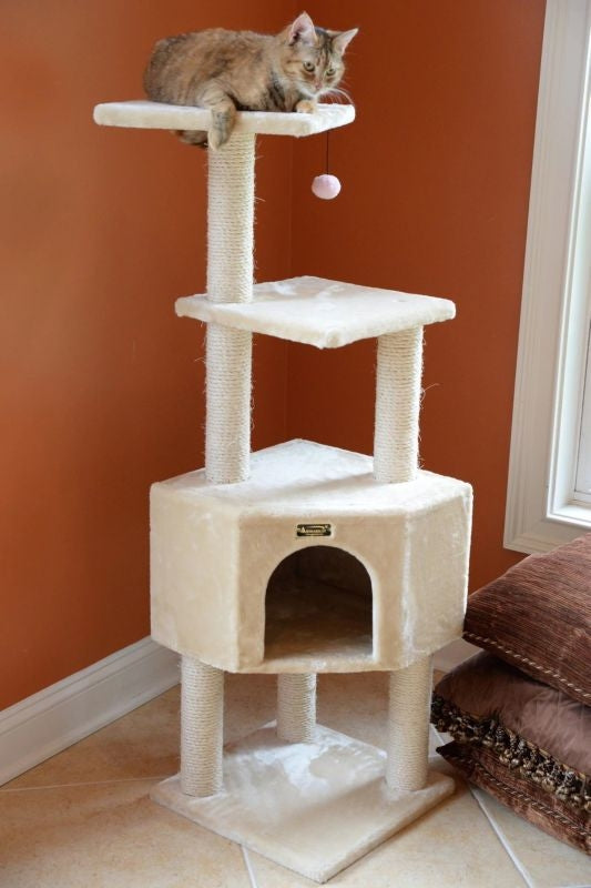 Armarkat Real Wood A4801 3 Level Cat Tower