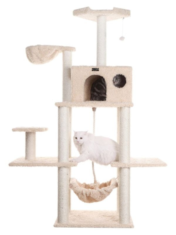 Armarkat Real Wood A6901 Cat Tree w Hammock Bed