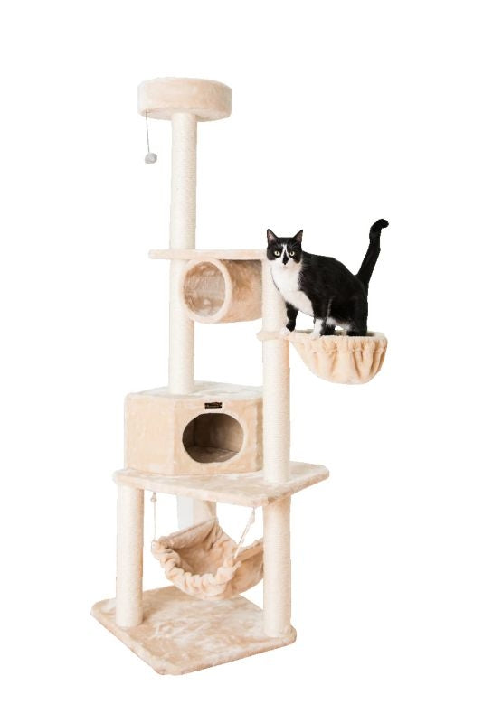 Armarkat Real Wood A7204 Entertainment Cat Tower