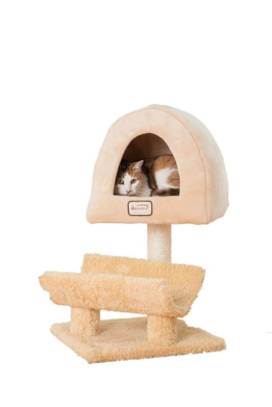 Armarkat Real Wood Cat Tree w Scratching Post