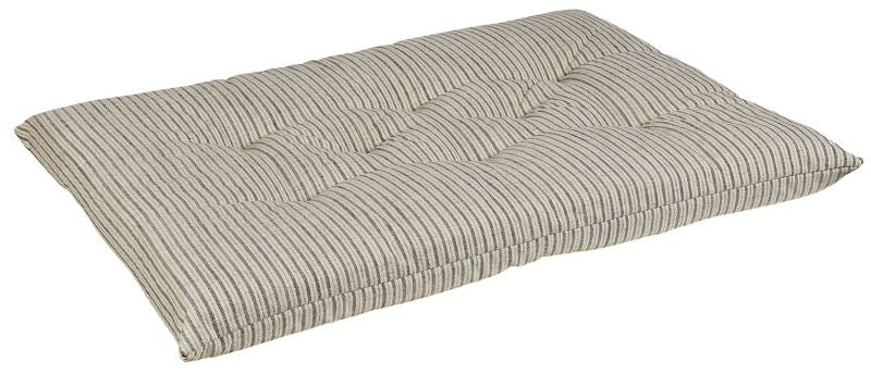 Bowsers Augusta Ticking Tufted Cushion Dog Bed