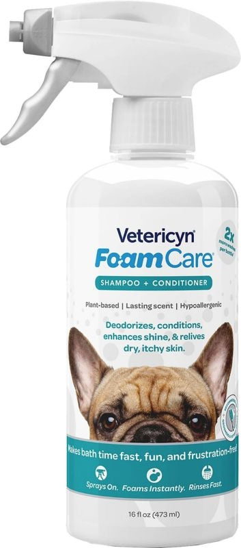 Vetericyn Foamcare Shampoo And Conditioner 16 Oz