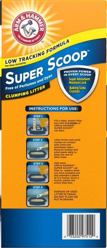 Arm And Hammer Super Scoop Clumping Litter