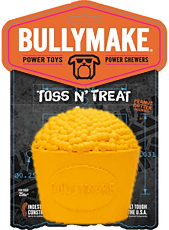 Bullymake Toss Nft Treat Popcorn Rubber Toy