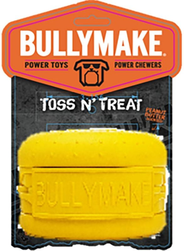 Bullymake Toss Nft Treat Cheeseburger Rubber Toy