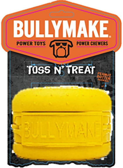 Bullymake Toss Nft Treat Cheeseburger Rubber Toy