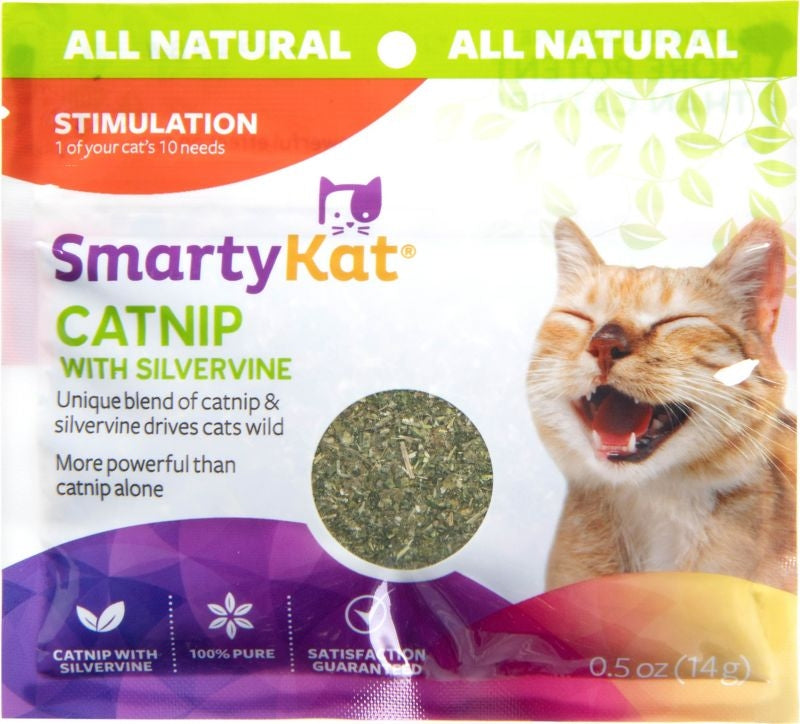 Smartykat Catnip With Silvervine Cat Attractant