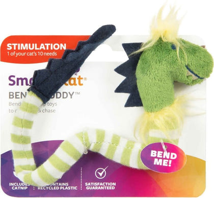 Smartykat Bendy Buddy Bendable Plush Catnip Toy