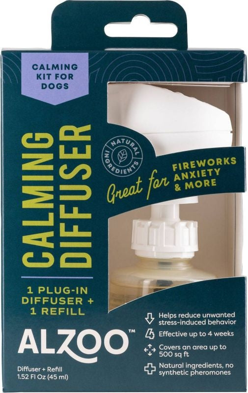 Alzoo Plant Based Dog Calming Diffuser Kit 1.52 Oz