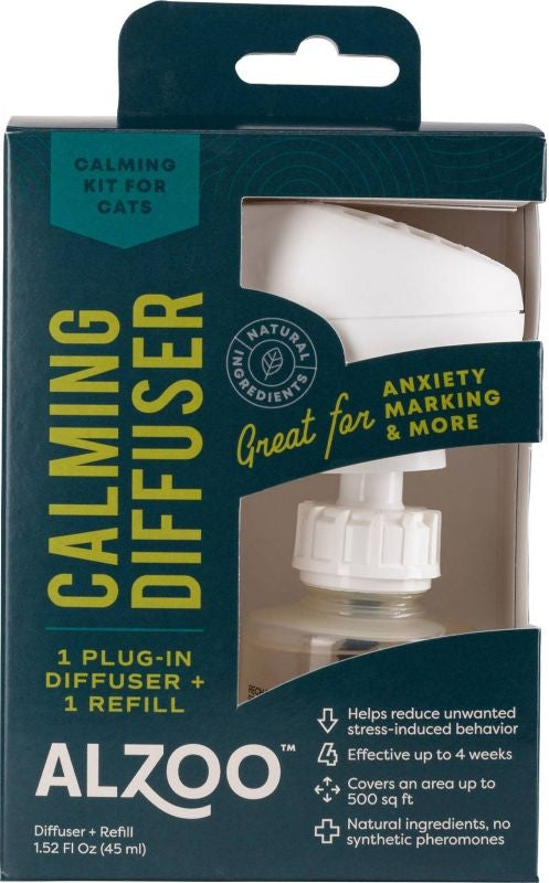 Alzoo Plant Based Cat Calming Diffuser Kit 1.52 Oz