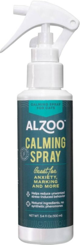 Alzoo Plant Based Cat Calming Spray 3.4 Oz
