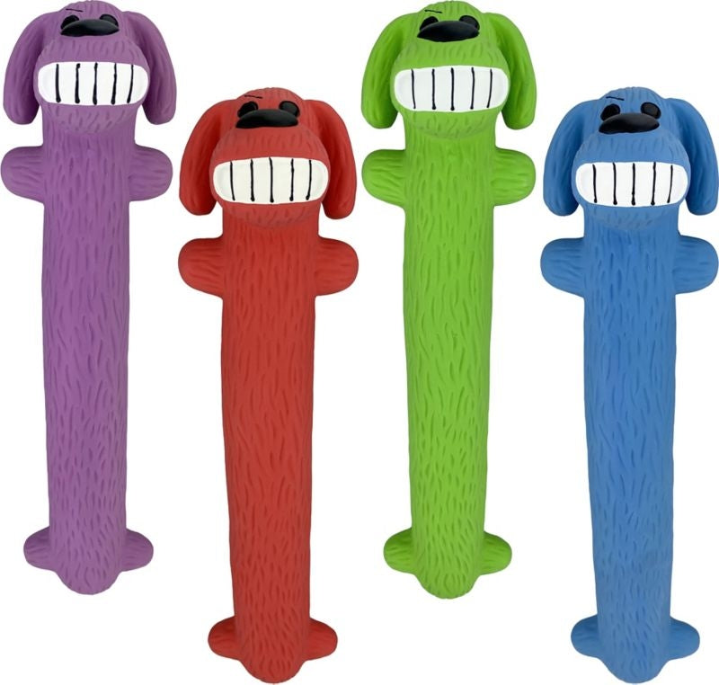 Multipet Loofa Latex Dog Toy 12 In