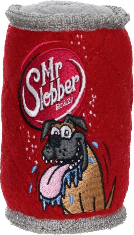 Tuffy Soda Can Mr Slobber Durable Soft Dog Toy