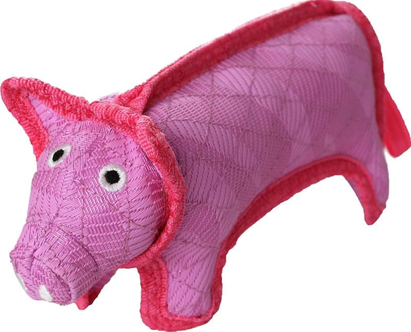 Duraforce Pig Durable Squeaky Soft Dog Toy