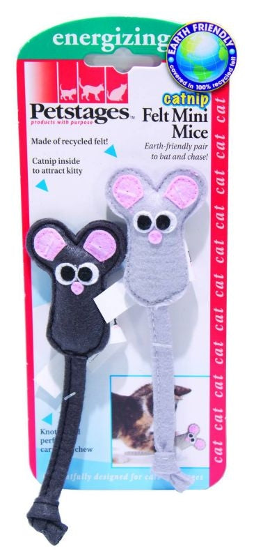 Petstages Catnip Felt Mini Mice