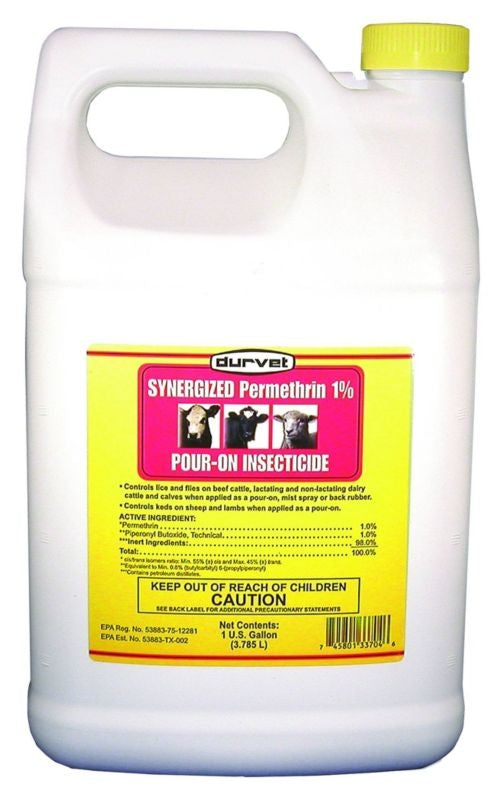 Synergized Permethrin Pour On Insecticide 1 Gal