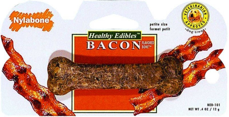 Nylabone Healthy Edibles Dog Bone Reg/2Pk RBeef