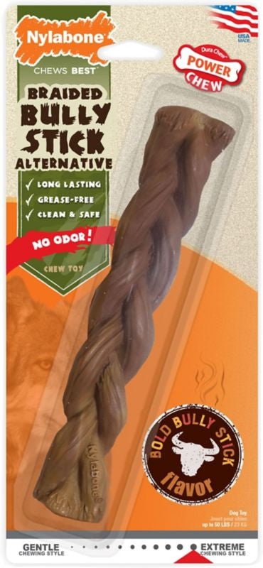 Power Chew Braid Bull Stick