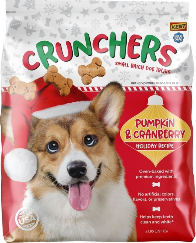 Crunchers Holiday Small Batch Dog Treats Pumpkin
