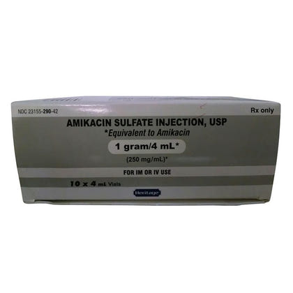Amikacin 250mg Injection 10 vials x 4ml