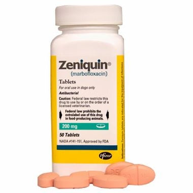 Zeniquin for Dogs and Cats 200mg 1 Tablet