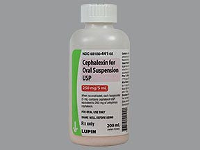 Cephalexin Suspension 250mg/5mL