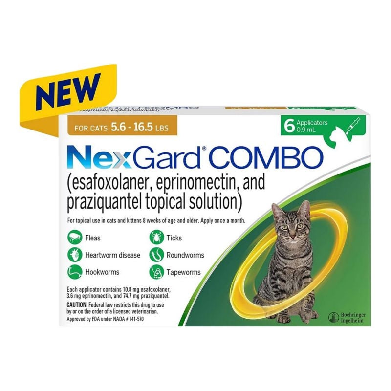 Rx Nexgard Combo Cats