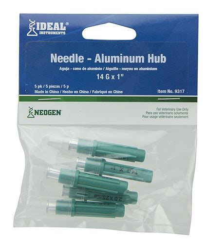 Ideal Aluminum Hub Needle 5 Pack